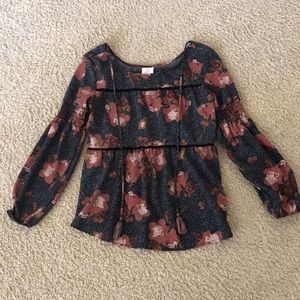 Knox Rose Floral Printed Shirt